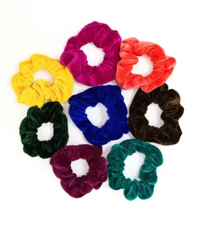 Assorted Satin Hair Bands - Cute and Soft Scrunchies - No crease hair ties - Girls hair accessories