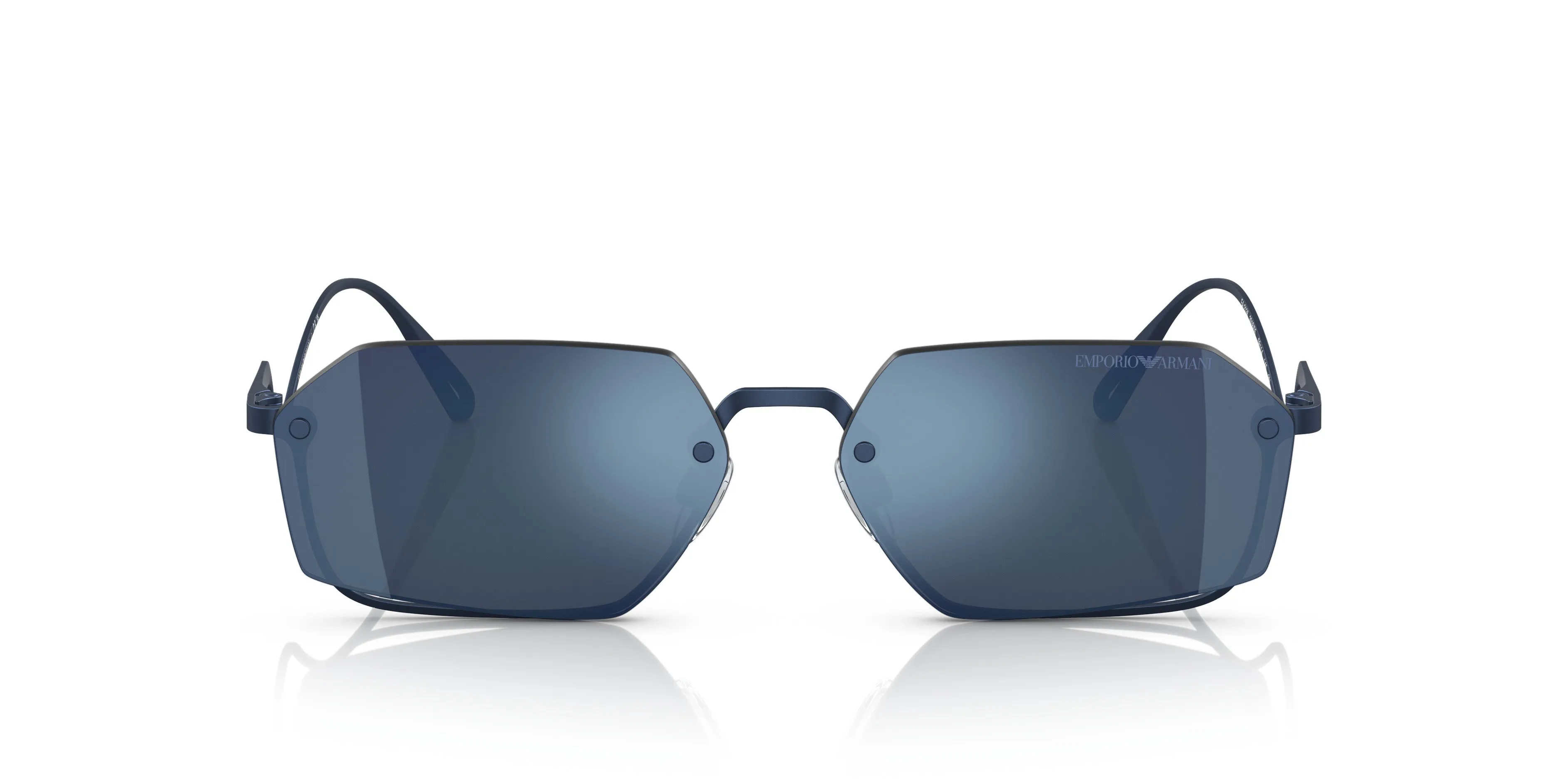 Emporio Armani 0EA2136 301855 Matte blue Rectangle Sunglasses