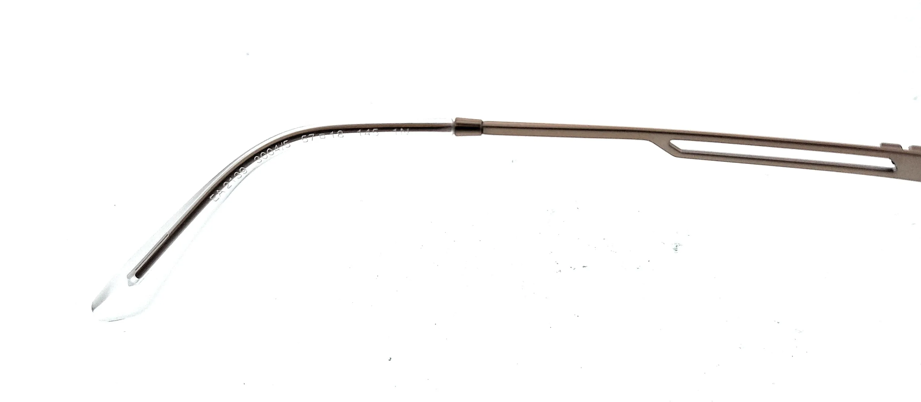 Emporio Armani 0EA2139 3004/5 Matte Silver Aviator Sunglasses