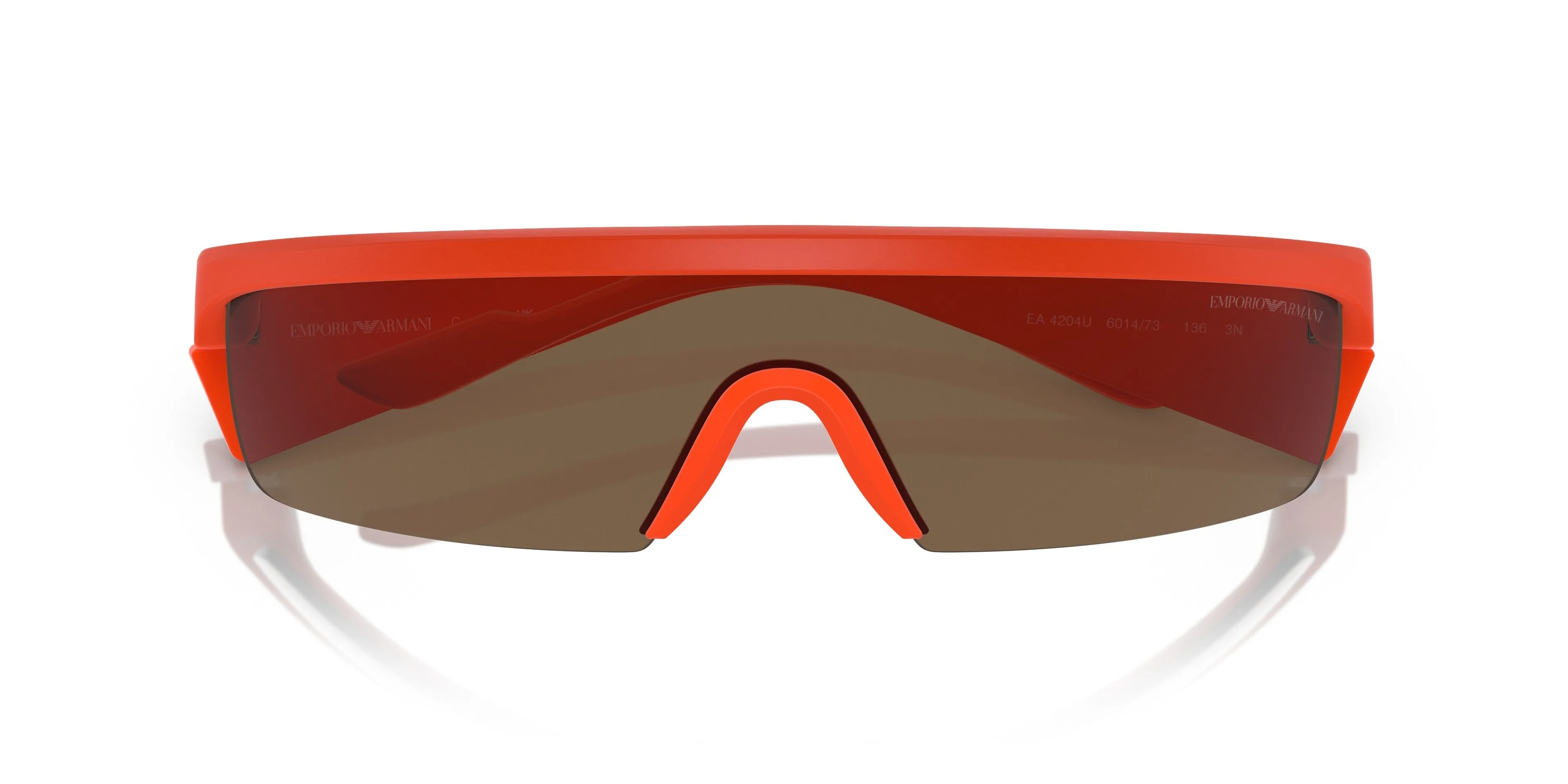 Emporio Armani 0EA4204U 601473 Matte orange Rectangle Sunglasses