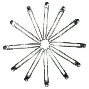 Hair Tools Silver Control Clips 12 Pack