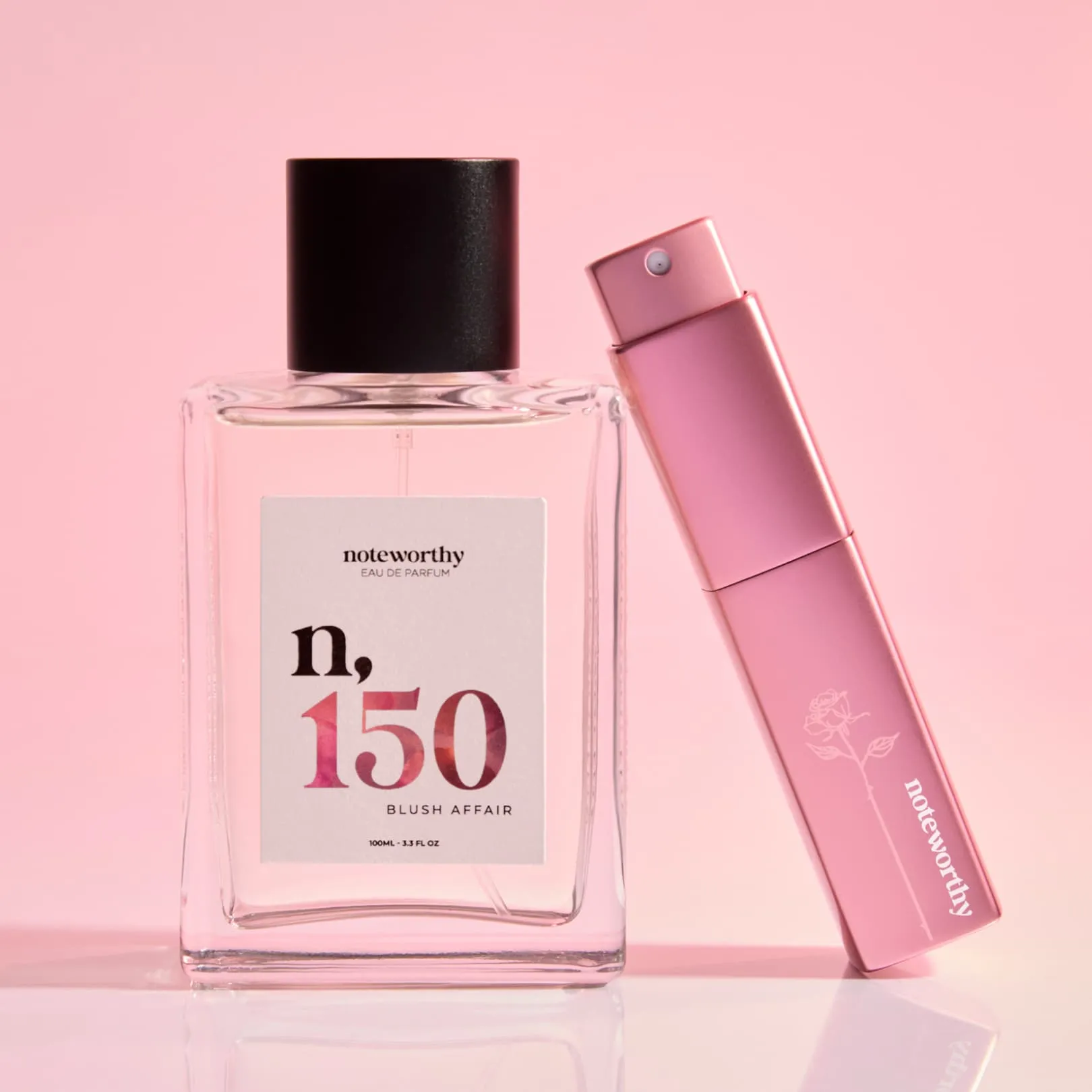 Noteworthy n,150 Eau De Parfum | Blush Affair | Lychee Rose Creme De Cassis