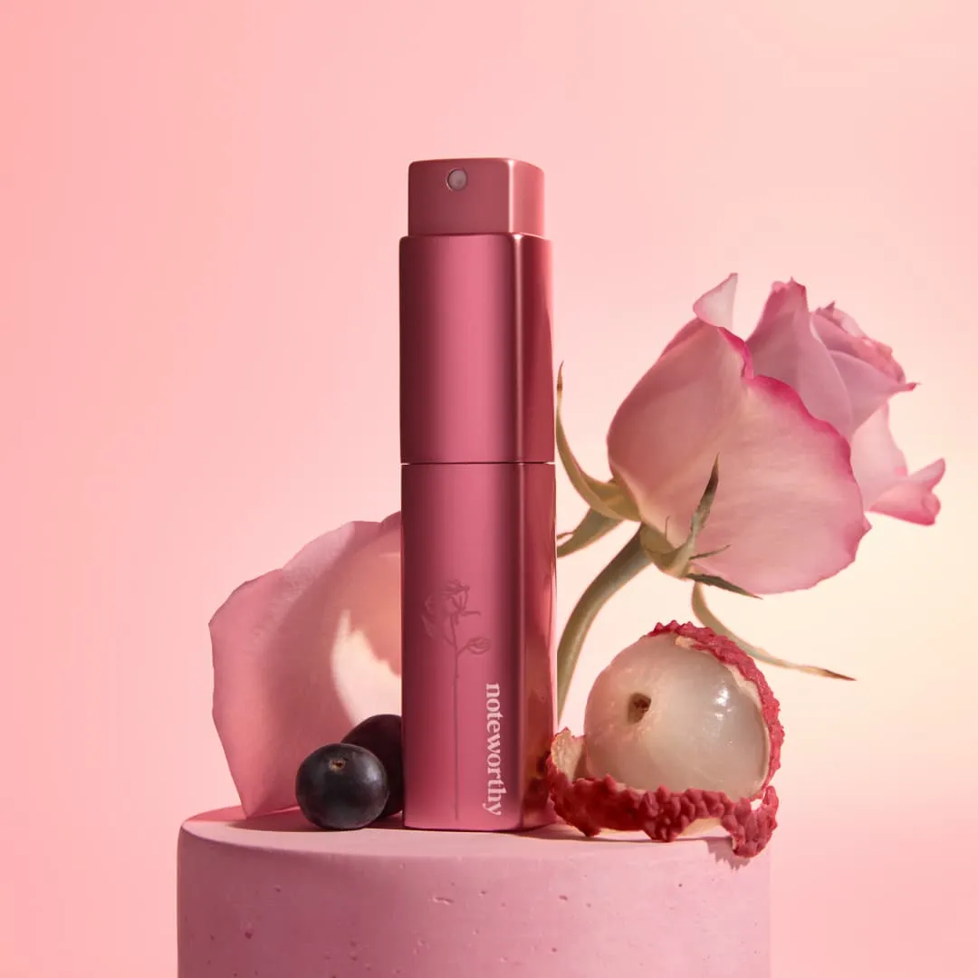 Noteworthy n,150 Eau De Parfum | Blush Affair | Lychee Rose Creme De Cassis