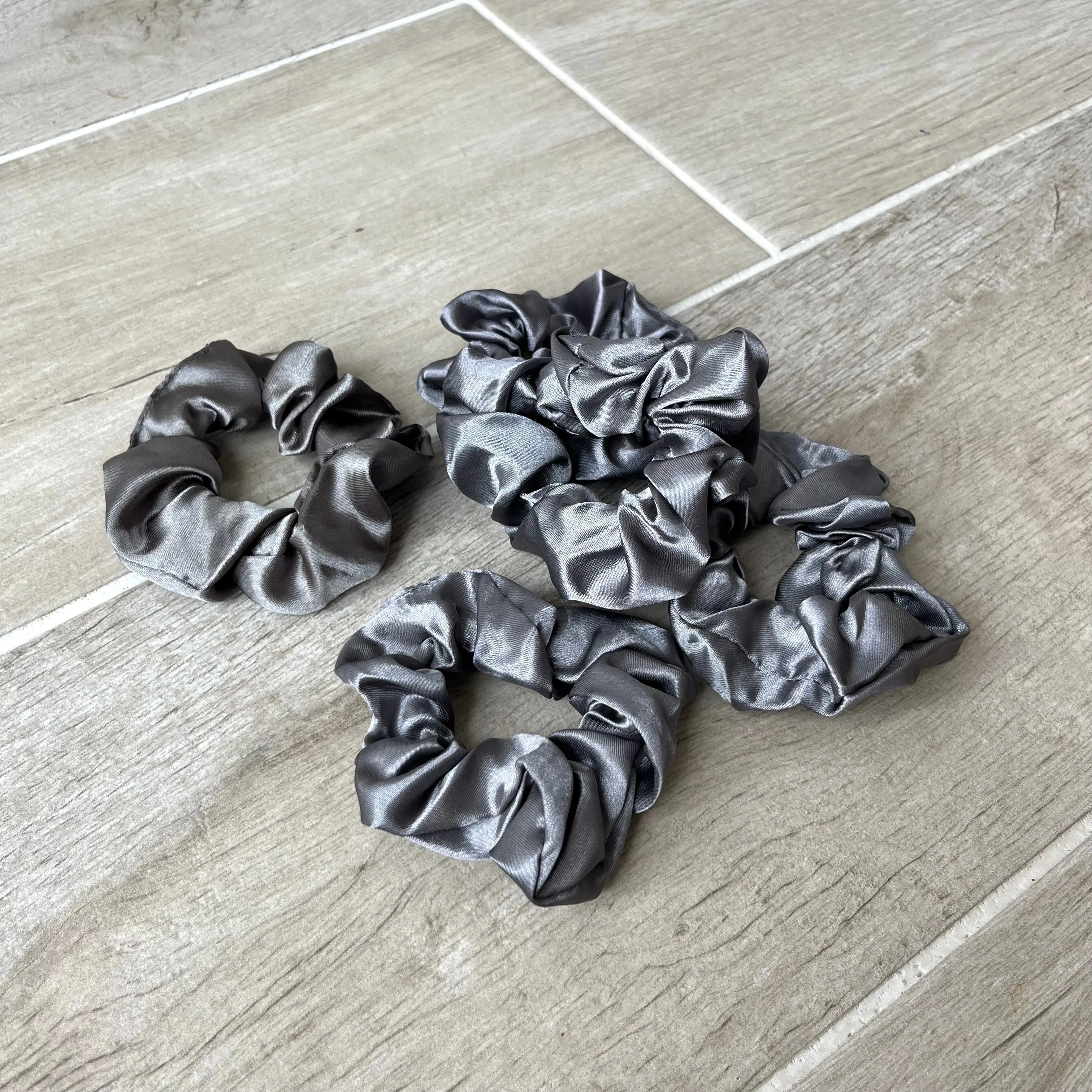 Stormy Grey Scrunchie