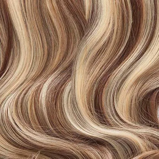 Stranded 20" Heat Resistant Flicky Clip In Hair Extension