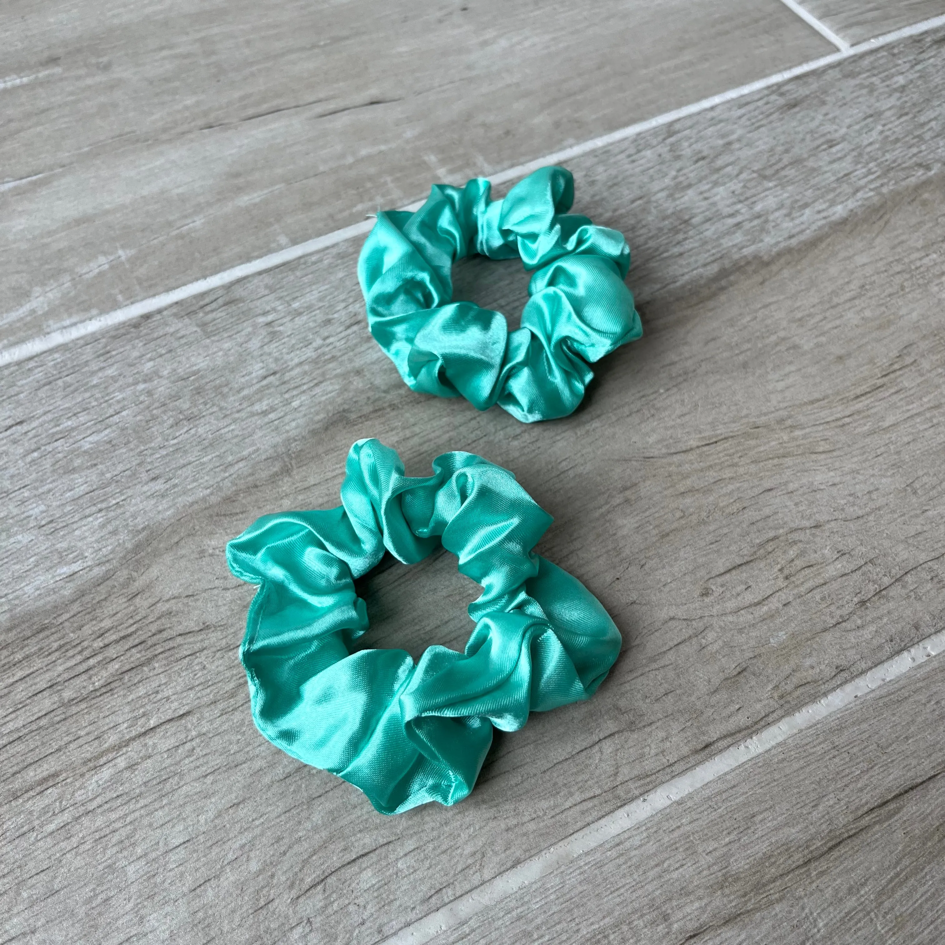 Turquoise Scrunchie