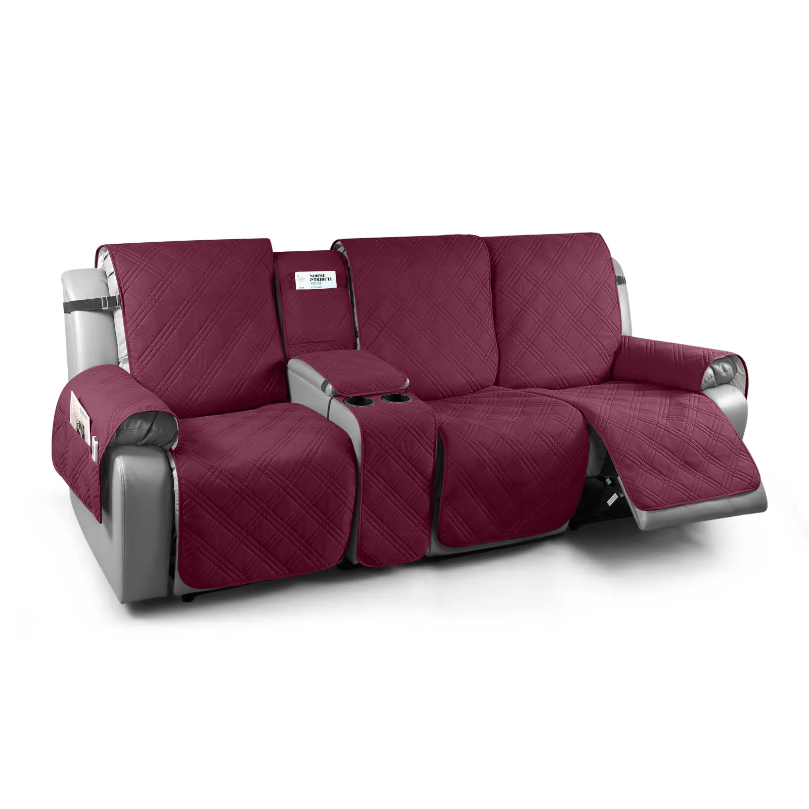 Waterproof Recliner Couch Covers with Console（2&3 Seater）