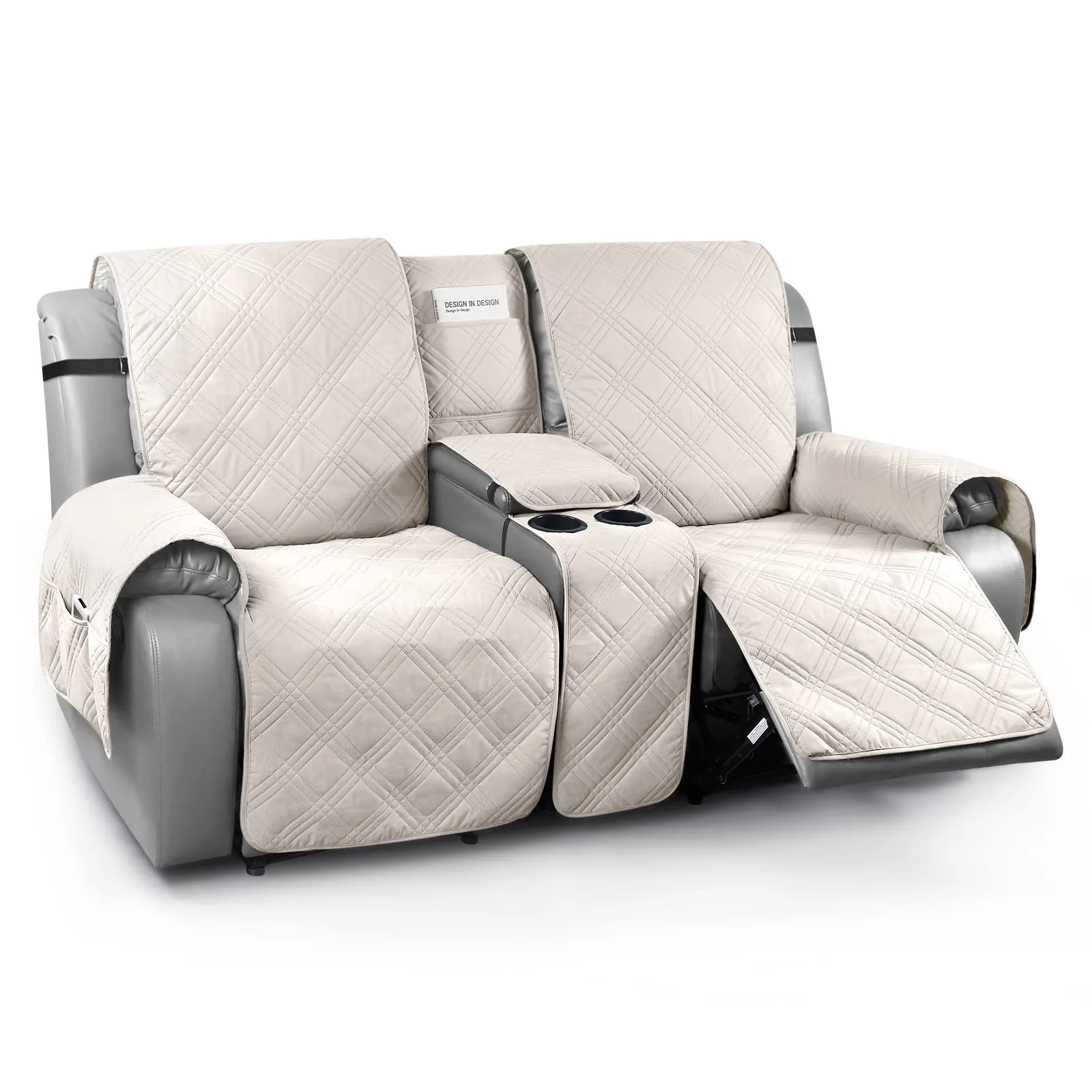 Waterproof Recliner Couch Covers with Console（2&3 Seater）